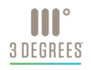 3 degrees Studio Franchise Logo