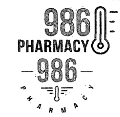 986 Pharmacy Franchise Logo