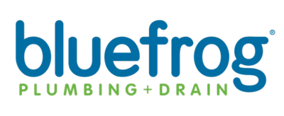 BlueFrog Plumbing + Drain Franchise Logo