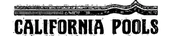 California Pools Franchise Logo