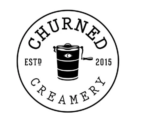 Churned Creamery Franchise Logo