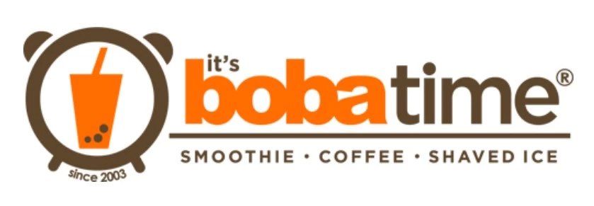 It's Boba Time Franchise Logo