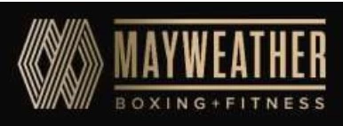 Mayweather Boxing + Fitness Franchise Logo