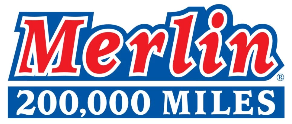 Merlin 200,000 Miles Shops Franchise Logo