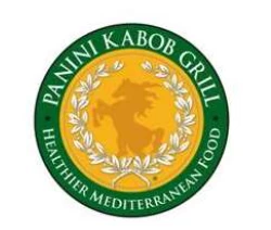 Panini Kabob Grill Healthier Mediterranean Food Franchise Logo