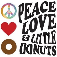 Peace, Love & Little Donuts Franchise Logo