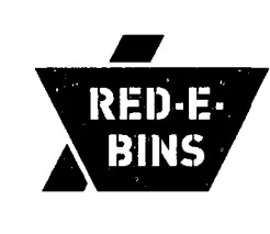 RED-E-BINS Franchise Logo