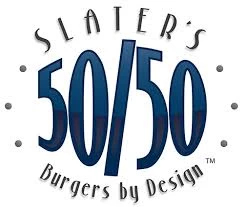 Slater's 50-50 Burgers by Design Franchise Logo