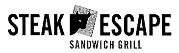 Steak Escape Sandwich Grill Franchise Logo