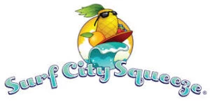 Surf City Squeeze Franchise Logo