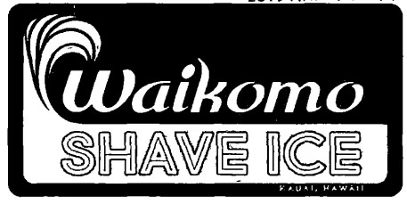 WAIKOMO SHAVE ICE Franchise Logo
