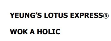 Yeung's Lotus Express | Wok A Holic Franchise Logo